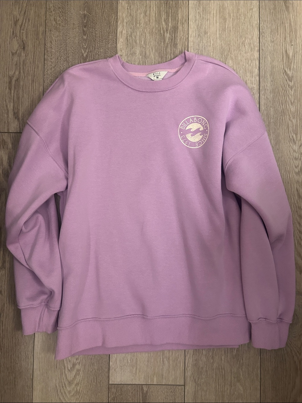 Billabong Lavender Crewneck Sweatshirt - women’s